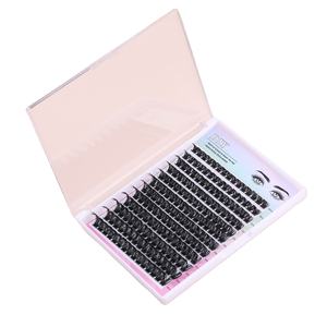 <span class=keywords><strong>Vente</strong></span> flash : Kit d'extensions de cils individuels DIY, kit d'extensions de cils en bande, cils en grappe, kit d'extensions de cils, cils en grappe pré-coupés - Product Image 2
