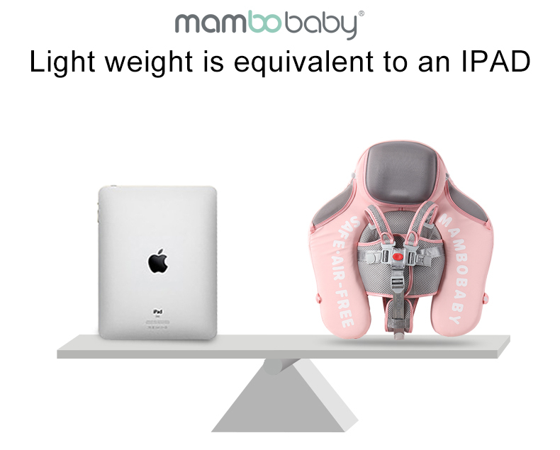 Galleggiante Per Piscina Mambobaby Neonato - Forma Pesce, Non Gonfiabile, Con Coda E Baldacchino