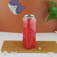 250ml 330ml 500ml carré en plastique PET Pop Can bouteille jus boisson Smoothies bouteilles