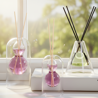 Flacons de parfum en verre vides de luxe, diffuseurs d'arômes, emballages pour la décoration de la maison