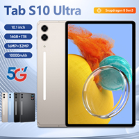 Tablet Tab S10 Ultra de 10.1 Pulgadas, 2560*1600 HD, 16GB+1TB, Cámara Trasera de 32MP, Cámara Frontal de 16MP, Desbloqueo Facial con Luz Cero, 10000mAh, GPS, Doble SIM
