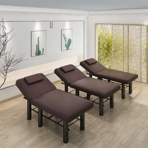 เตียงนวดเสริมสวยแบบพับได้ ใช้ในบ้าน สำหรับการแพทย์แผนจีน กายภาพบำบัด การรมยา การปักหู ทำจากพีวีซี - Product Image 3