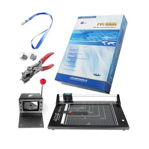 pvc plastic sheet ID card making Paper trimmer card die cutter