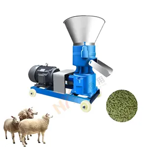 automatic small household pet horse pig cattle feed pellet granulator/animal feed piston