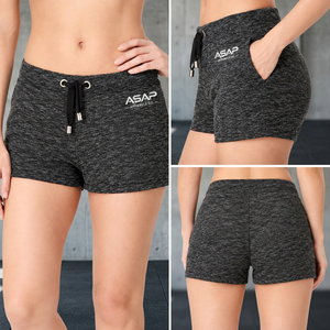 ASAP APPARELS CO Pantalones Cortos Deportivos de Cintura Alta para Mujer, con Cordón Ajustable, Tejido de Spandex/Poliéster, con Bolsillos, Transpirables, de Secado Rápido - Product Image 6