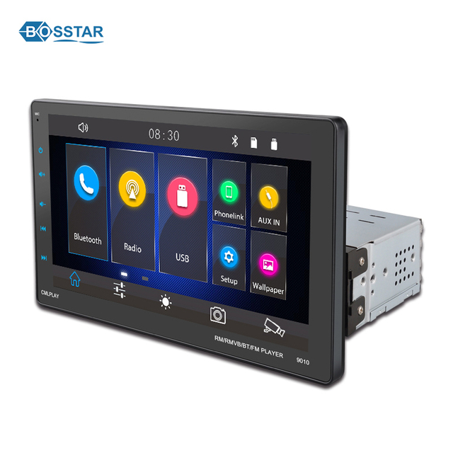 Universal Dashboard Mount 1Din 9 Inch Car Stereo MP5 Player with FM for CarPlay Autoradio & HD Video Support