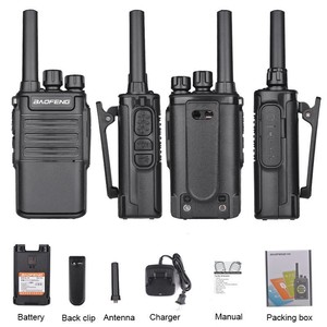 Walkie Talkie Baofeng BF-V8, 2 Piezas, Radio Portátil con Iluminación LED para Hotel, Escuela, Sitio de Construcción - Product Image 2