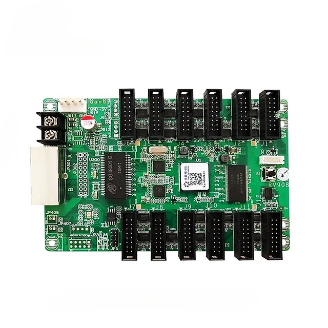 LINSN RV908M32 Receiving Card  With 12 HUB75 Ports LED Display Full Color Synchronous Control Card for LED Screen Video Wall