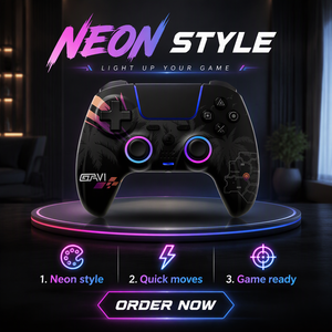 NEUER Kabelloser Spielcontroller mit Dual-Hall-Sensor und Makro-Programmierung, ABS, Kompatibel mit PS5 und <span class=keywords><strong>PC</strong></span>-Gaming - Product Image 2