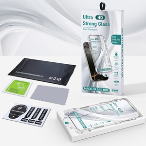 Tốt Nhất Ma Thuật Hộp Tempered Glass Bảo Vệ Phim Cho iPhone 17 Không Khí Cho iPhone 17 Pro Cho iPhone 17 Pro Max Tempered Glass Di Động - Product Image 4