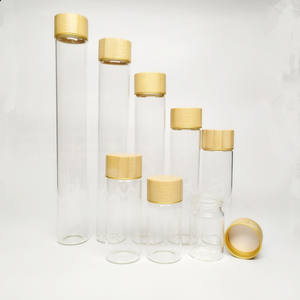 Chenguang доступная Высококачественная стеклянная бутылка 10-100 мл с деревянной крышкой из бамбука - Product Image 2