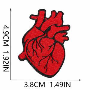 Hot Sale Iron on Peach Eye Skull Lips Rose Woman Patch for Clothes Bag Decoration - Product Image 5