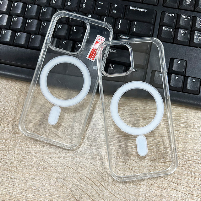 Best Selling for Iphone 18pro 17 16 Clear Magnetic Phone Case Drop Proof Mobile Phone Case for Iphone 16pro 15pro 14pro 13pro