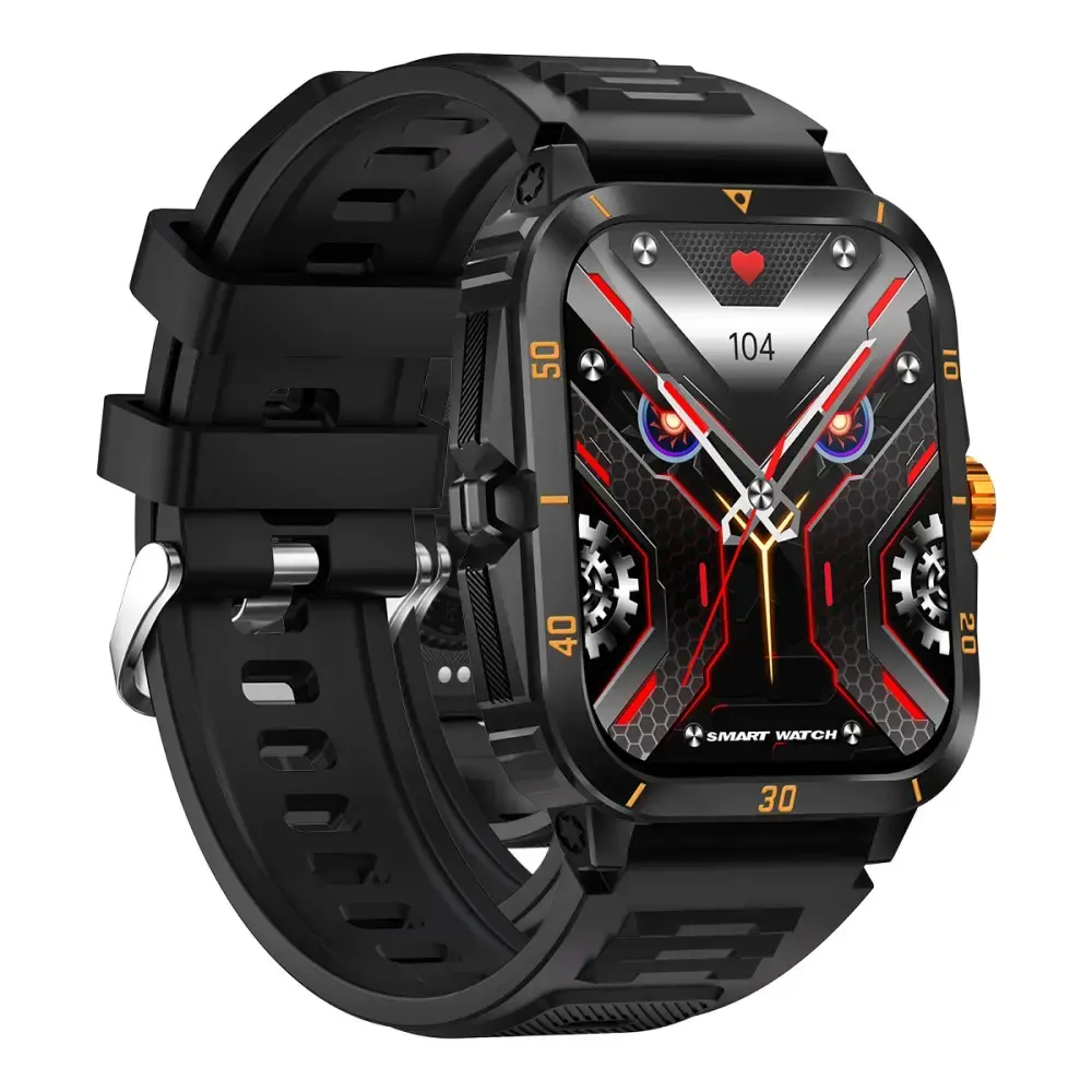 Cheap Outdoor Smart Watch KT71 Sports Tracker 1.96 Inch HD Screen BT Calling Smartwatch for Men Women 2024 New Arrival