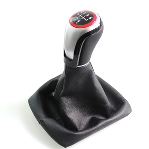 QSF Cross-border para <span class=keywords><strong>Skoda</strong></span> <span class=keywords><strong>Octavia</strong></span> 2 A5 A6 Transmisión Manual 5-6 Velocidades, Pomo de Palanca de Cambios con Cubierta Antipolvo, Accesorios - Product Image 5