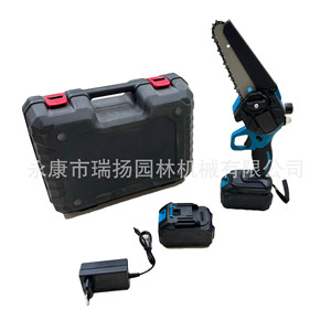 Mini Chainsaw 6in Brushed Motor Battery <b>Powered</b> Outdoor Cutting <b>Tool</b> - Product Image 1