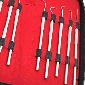 Kit d'instruments dentaires de qualité supérieure, outils de nettoyage des dents, sondes en acier inoxydable, instruments de soins bucco-dentaires, OEM, étiquette privée - Product Image 5