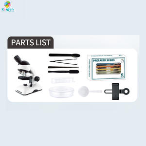 몬테소리 교육용 STEM 현미경 장난감 크리 에이 티브 DIY 어린이 과학 및 공학 실험 상자에 포장 - Product Image 5