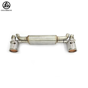 CSZ pour <span class=keywords><strong>Porsche</strong></span> <span class=keywords><strong>911</strong></span> 991 <span class=keywords><strong>GT2</strong></span> <span class=keywords><strong>RS</strong></span> 3.8TT système d'échappement complet silencieux de tuyau de descente à soupape - Product Image 1