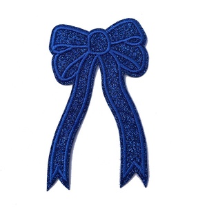 Hot Bán Sắt Trên Thêu Các Bản Vá Lỗi 10Cm Xu Hướng Side Bow Đính Long Lanh Bow Giáng Sinh Đính Áo Side Bow Các Bản Vá Lỗi - Product Image 5