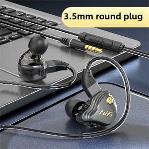 Écouteurs Filaire Intra-Auriculaires avec Caisson de Basses, Interface USB-C/3.5mm pour Téléphones Mobiles Huawei, Apple, <span class=keywords><strong>Samsung</strong></span> - Product Image 2