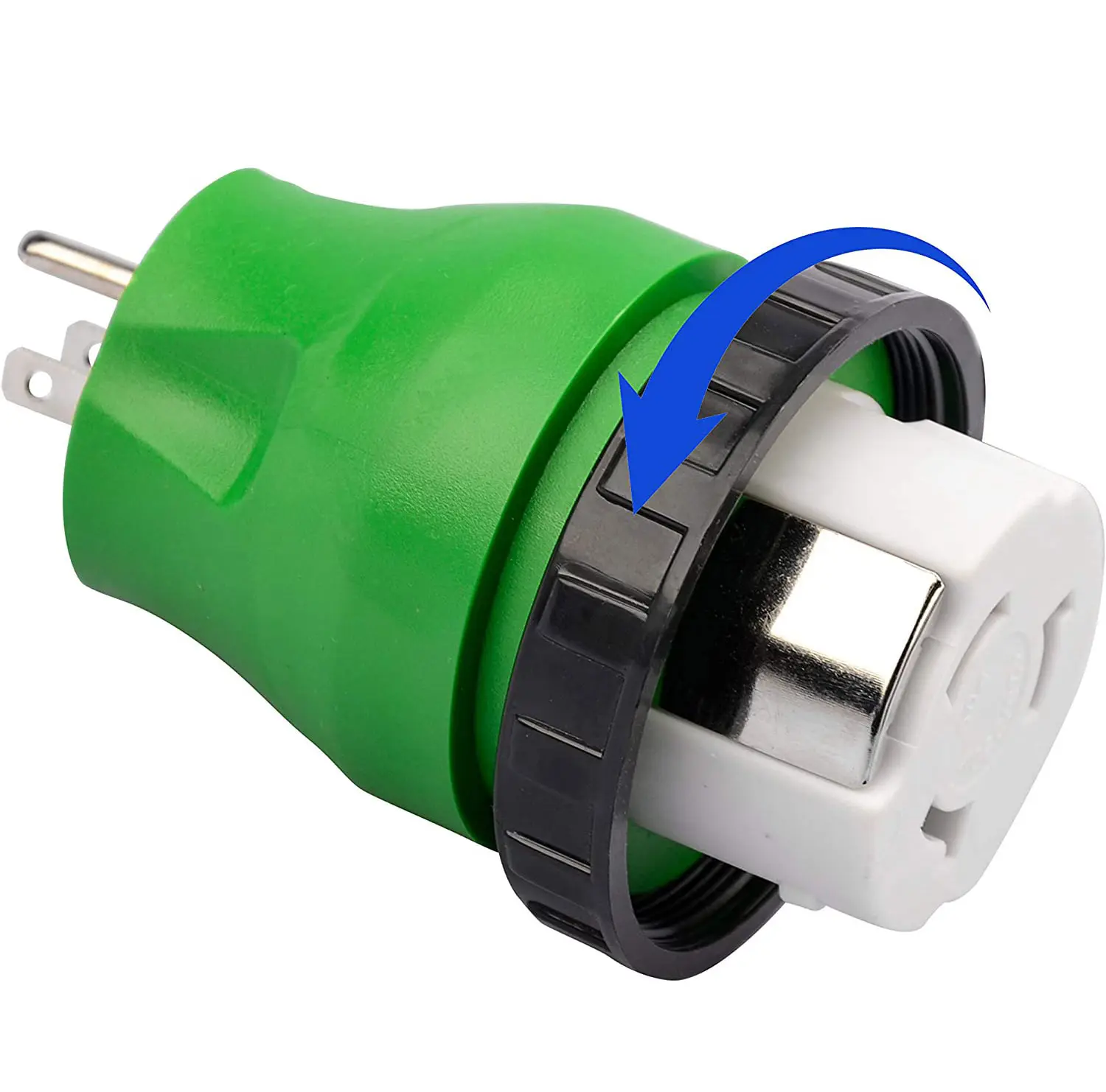 Rv-Kabel Elektrische Vergrendeling Adapter Converter Twist Lock Plug Socket Connector 15a Man Naar 50a Vrouw