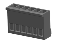 Connecteur d'alimentation à bornes mâle-femelle 5198, pas de 5,08 mm