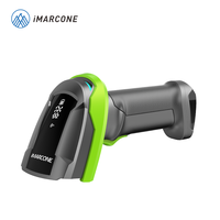 IMARCONE Scanner de codes-barres 2D sans fil portable, haute performance, interface USB COM, lecture 1D pour inventaire industriel CMOS