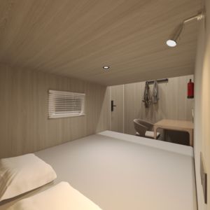 เตียงแคปซูลไม้สำหรับโรงแรมแคปซูลทำจากจีน - Product Image 5