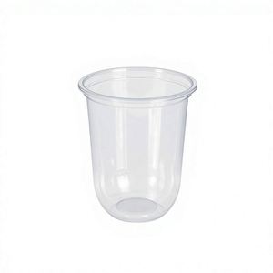 Gobelets jetables transparents souples en plastique PP en forme de U 95U de Guangdong, capacité 12oz/16oz/24oz pour Bubble Tea, Boba, café et desserts - Product Image 1