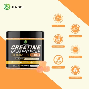 Créatine monohydrate en gummies, compléments en marque privée, soutient la croissance musculaire et l'énergie, adultes, fitness, certifié GMP/HACCP - Product Image 2