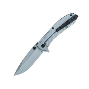 سكين قابل للطي محمول للبيع بالجملة بمقبض فولاذية مخصص 8cr13mov نصل جيب خارجي للبقاء على قيد الحياة للتخييم - Product Image 1