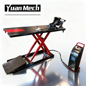 Dirancang Italia gunting angkat tunggal gunting kecil gaya hidrolik listrik penggerak silinder pengangkat mobil untuk sepeda motor dan mobil - Product Image 1