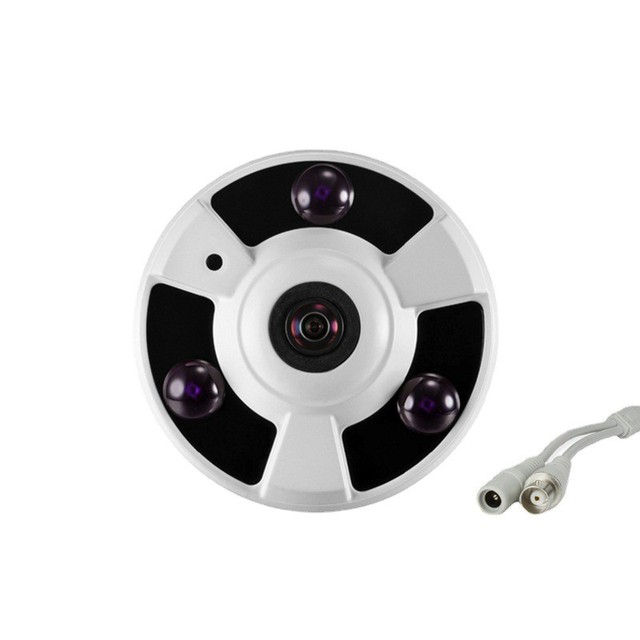 Jianvision AHD Coaxial HD 5-megapixel Wide-Angle Panoramic 360 Surveillance Camera Fisheye Analog Infrared Night Vision
