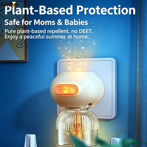 <span class=keywords><strong>Diffuseur</strong></span> électrique <span class=keywords><strong>anti</strong></span>-moustiques à brancher, à base de plantes, silencieux, pour chambre et maison - Product Image 1