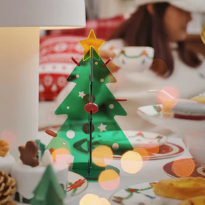 Albero <span class=keywords><strong>di</strong></span> <span class=keywords><strong>Natale</strong></span> Artificiale Ecologico in Acrilico da <span class=keywords><strong>Parete</strong></span> con Dimensioni Personalizzabili per Decorazioni Natalizie e Festive da Interno - Product Image 2
