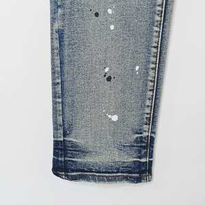 Pantalones Deportivos de Mezclilla Personalizables para <span class=keywords><strong>Hombre</strong></span>, Talla Grande, Lavados, con Estampado de Agujeros, Casuales, de Cintura Media, para Otoño y Verano - Product Image 5