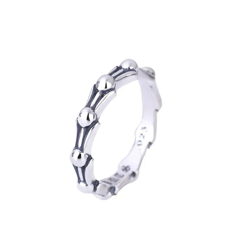 S925 Silver Finger Ring US Size 7 Ring Fixed Ring