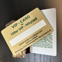 Tarjeta de Fidelización de PVC Personalizable Más Vendida, Impresión Offset de Tamaño No Estándar, Impresión UV, Laminación de Película, Regalo, Membresía VIP