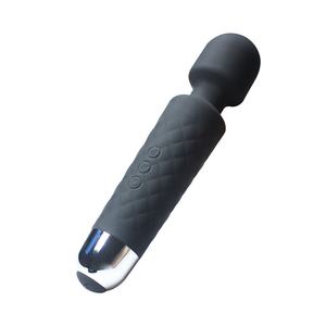 Tragbarer 8-Gang-20-Frequenz-3-Farben-karierter wasserdichter AV-<span class=keywords><strong>Stick</strong></span> für Dildo USB-Netzteil Vibrations massage stift - Product Image 4