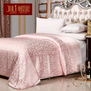 Vente directe d'usine Jili Silk Summer Duvet 100% Pure Long Grade Mulberry Silk Filled Quilt avec Coquille de Coton Taille 300g 150*210cm - Product Image 5