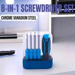 Multi-Bit <b>Screwdriver</b> Set Industrial Grade Cross Phillips Bit Anti-Slip Handle Polished Finish Interchangeable Bits 6 Pcs - Product Image 5