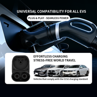 Adaptateur de charge EV GB/T vers CCS2 250A 350A 1000V DC compatible avec Tesla, BYD
