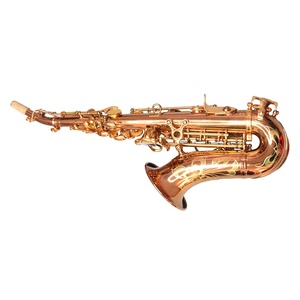 Saxophone soprano bB en laiton fiable HUAYUN, outil <span class=keywords><strong>de</strong></span> pratique pour les amateurs, fabricant OEM, saxophone pour la pratique personnelle - Product Image 1