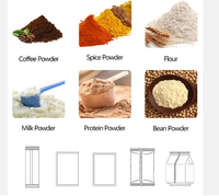 Machine d'emballage automatique de poudre pour lait en poudre et produits effervescents, avec ensachage plissé et remplissage automatique