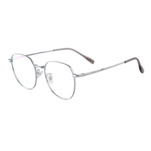 Montures de lunettes carrées en titane 6808, largeur moyenne, verres en résine, design rétro unisexe - Product Image 2