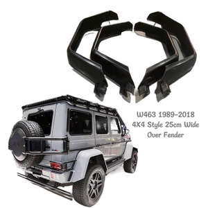 G Class W463 89-18y Upgrade <span class=keywords><strong>4X4</strong></span> Style Over Fender 25CM Flare Wheel Arch Car Accessories Extension Flares Arches Eyebrow - Product Image 1