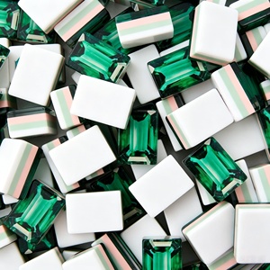 Tuiles de Mahjong Américain en Acrylique Luxe Miss <span class=keywords><strong>Darling</strong></span>, 160 Pièces, 3 Couches, Portables et Modernes, Idéales pour les Cadeaux et le Divertissement Adulte - Product Image 6