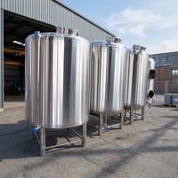 Réservoir de stockage d'eau chaude en acier inoxydable personnalisé DYE 5000L/10000L avec isolation thermique