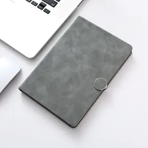 Vatertag Neue Produktideen Günstige Großhandel Softcover Leder Notebook Magnetisches Geschenkset für Männer Business Promotion